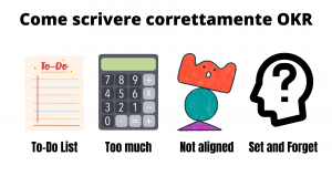 come scrivere correttamente okr errori da evitare