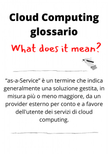 glossario cloud computing